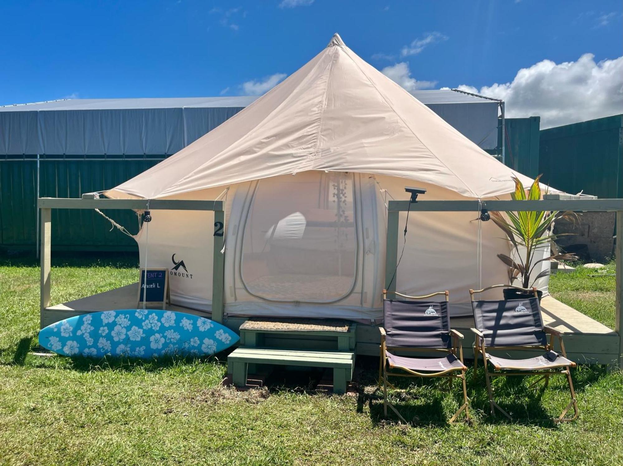 North Shore Glamping Camping Laie, Oahu, Hawaii Esterno foto